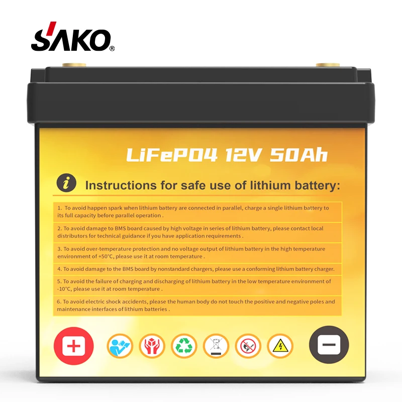12V 24V LiFePO4 pack 50A 100A 200A  Lithium Battery Pack to Replace Lead Acid Battery Solar Storage Battery