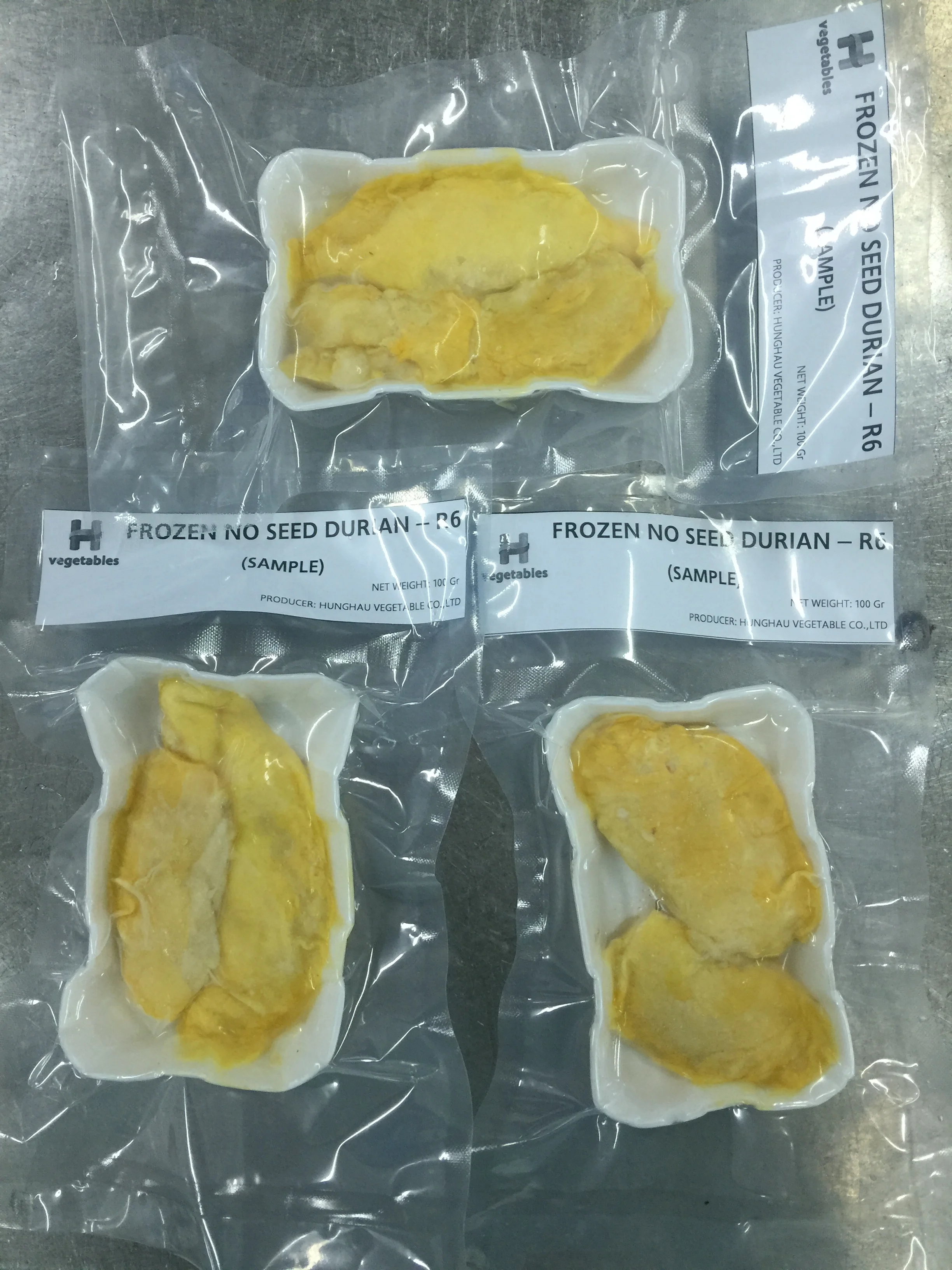 FROZEN DURIAN WITH SEED FROM VIETNAM