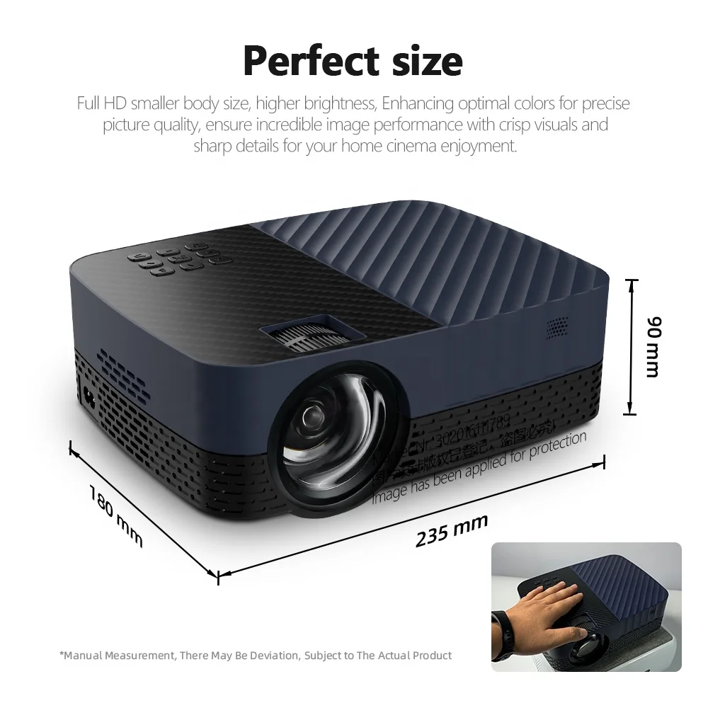 2022 AUN Z5S Projector, 1080p  LED Proyector for 1080P Home Cinema, 3D Video Beamer Android 9