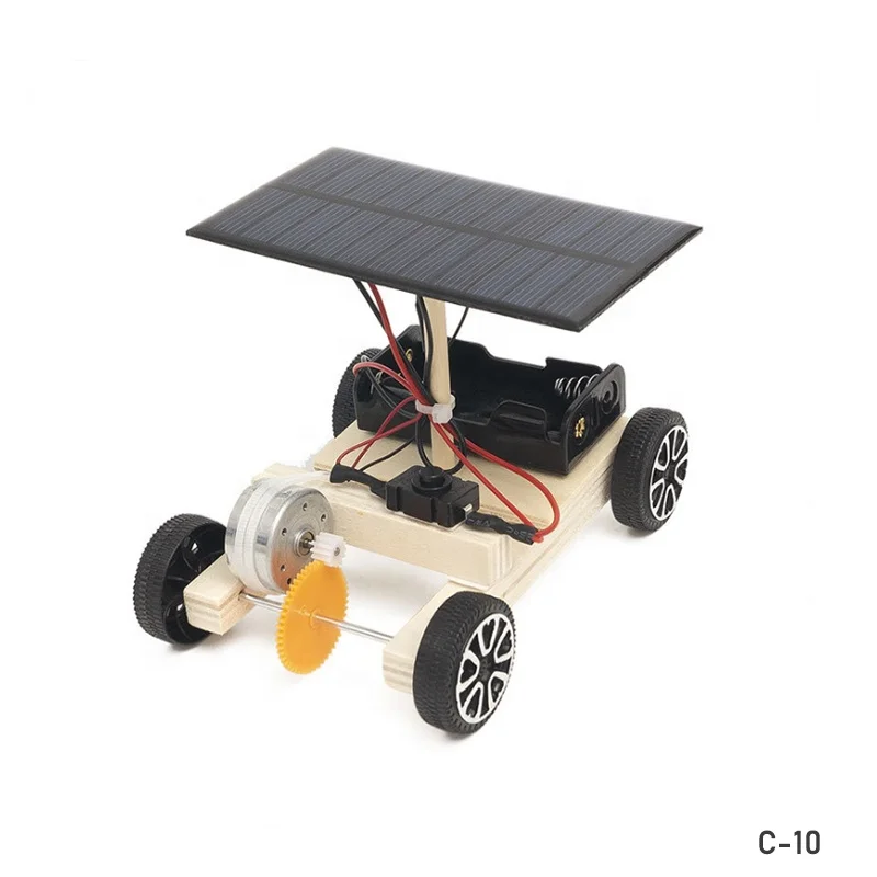 Игрушки на солнечной энергии автомобиля OEM ODM ручная пресс-форма для DIY деревянные головоломки игрушки комплект научный эксперимент образования и науки наборы стволовых