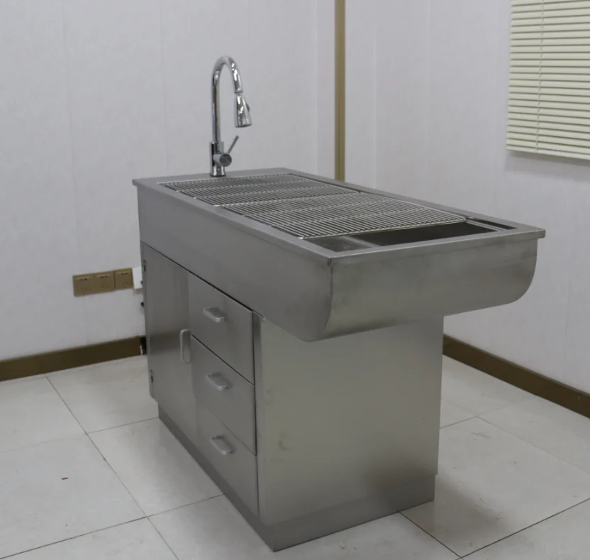Veterinary Equipment Stainless Steel Pet Examination Treatment Table Veterinary Surgical Operation Table