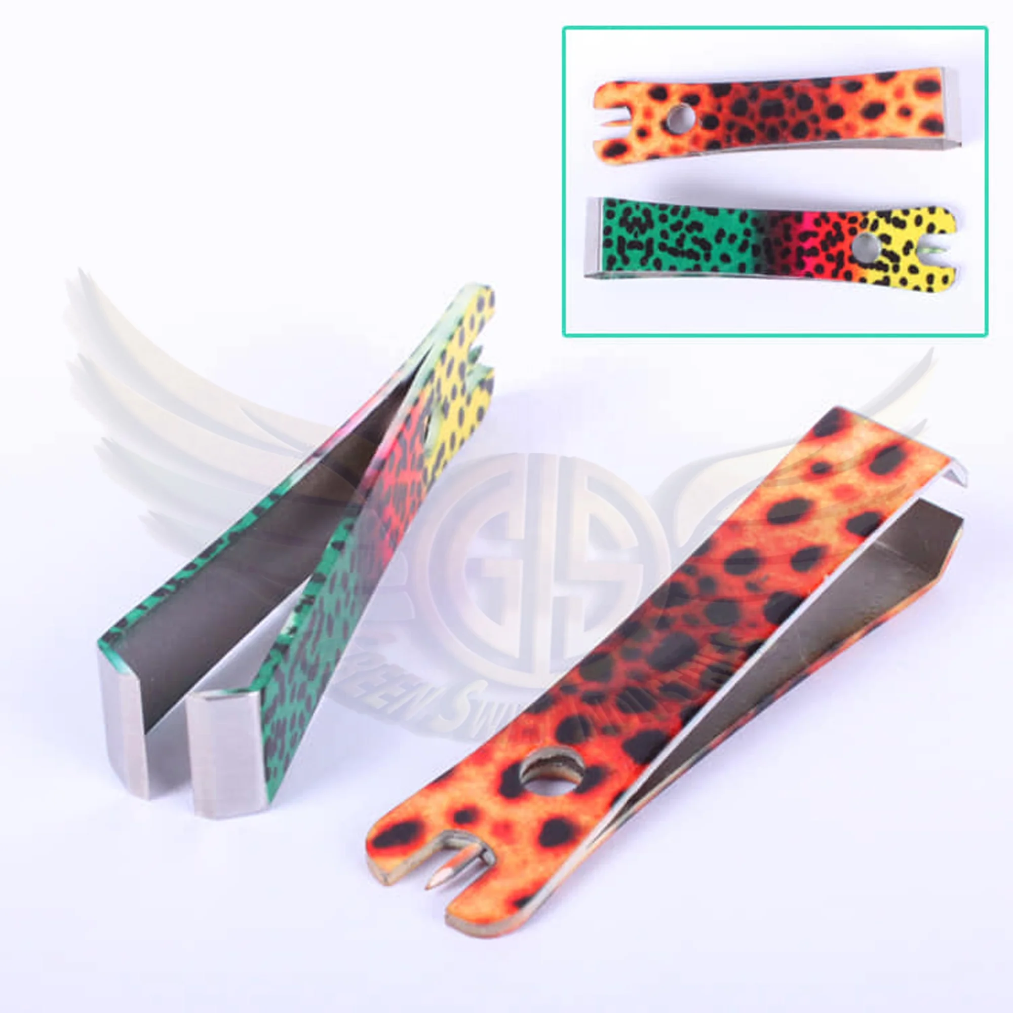 New Fly Tying Fishing Tools kit Plastic and wood make Fly Tying Tools kit Stainless Steel fishing By GREEN SWIFT INDUSTRIES