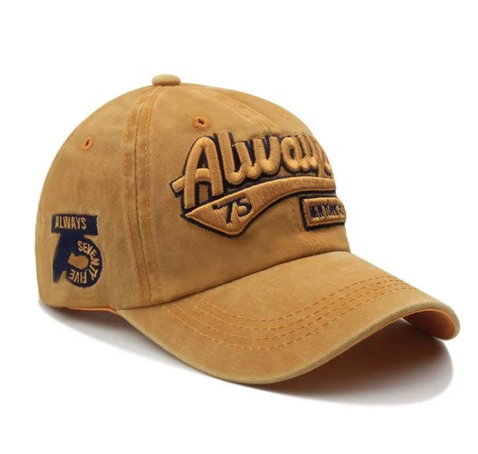 Винтажная джинсовая кепка для мужчин модная уличная бейсбольная в стиле хип-хоп с водяной промывкой Корейском кэжуал отдыха на открытом воздухе