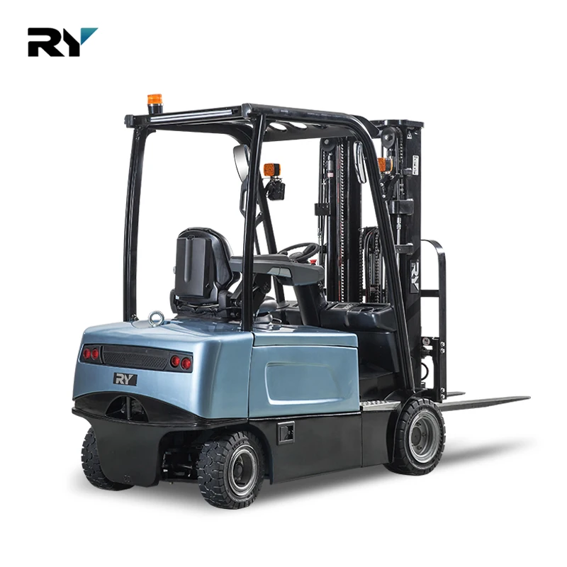 Royal 2 Ton 3 Wheel  Hot Sale Electric Forklift Truck Small Portable Electric Forklift With Lithium Battery