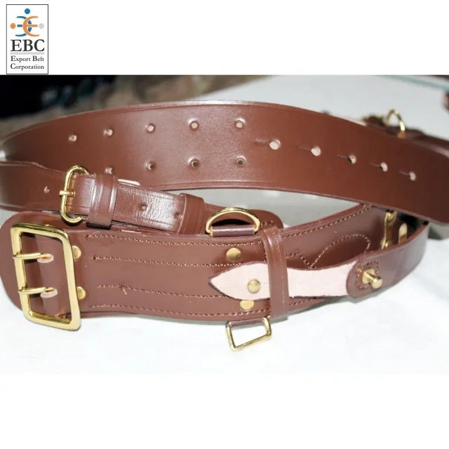 OEM Leather Sword belts Slings and Frogs Ceremonial Attire