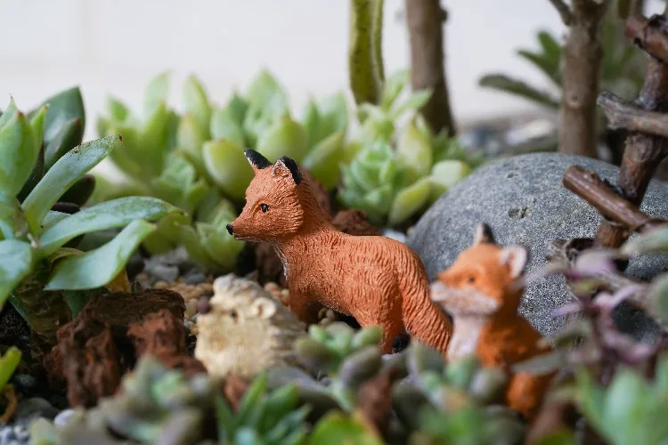 [2.9] Goats Decoration Mini Garden Decor Terrarium Accessories  Miniature Resin Figurines