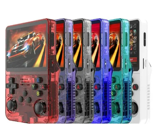 Newest  2024 R36S Retro 3.5 Inch IPS Screen Handheld Game Console Linux System 64GB 15000+ Games Pocket Video Player