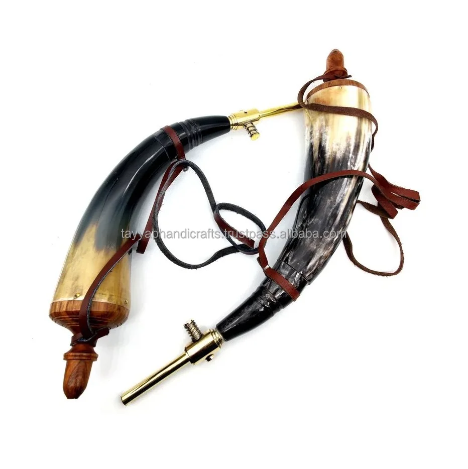 High Durable Powder Horn Viking Horn Mug for Home Decor Available at Custom Packaging From Indian Exporter Agate