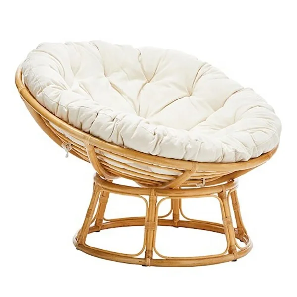 Best Choice Vietnam Manufacturer Rattan Papasan Double Chair Relaxing OEM Custom Packaging Modern Furniture for Home and Hotel
