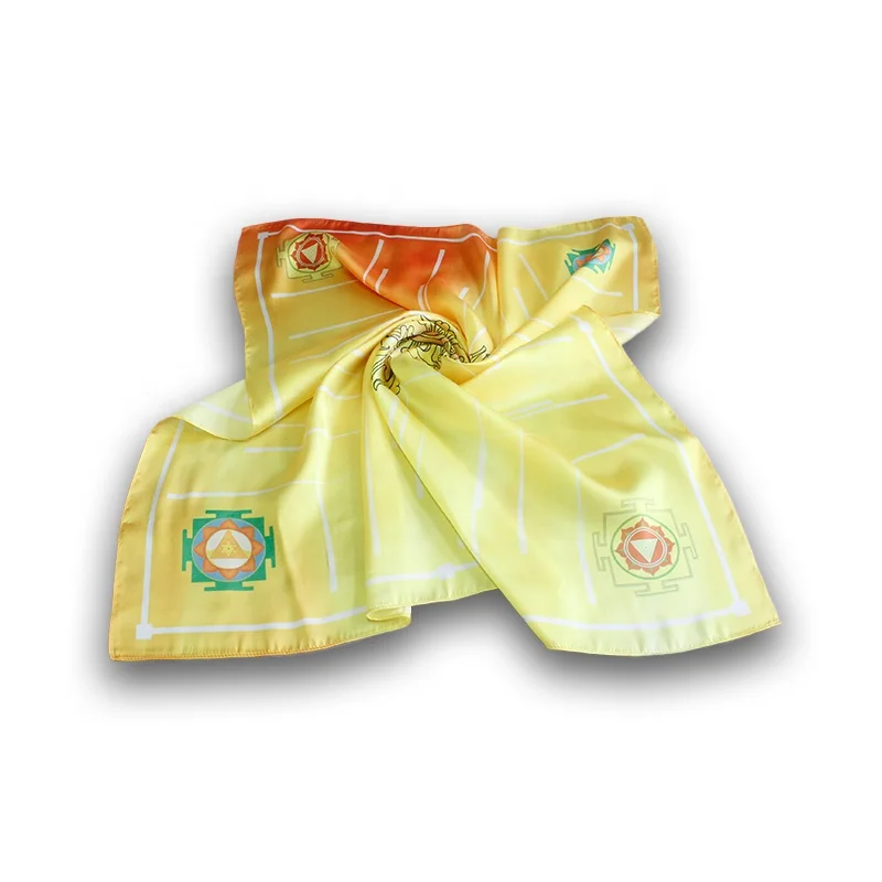 Company Logo Silk Scarves Custom Silk Scarf Silk Bandana for Women