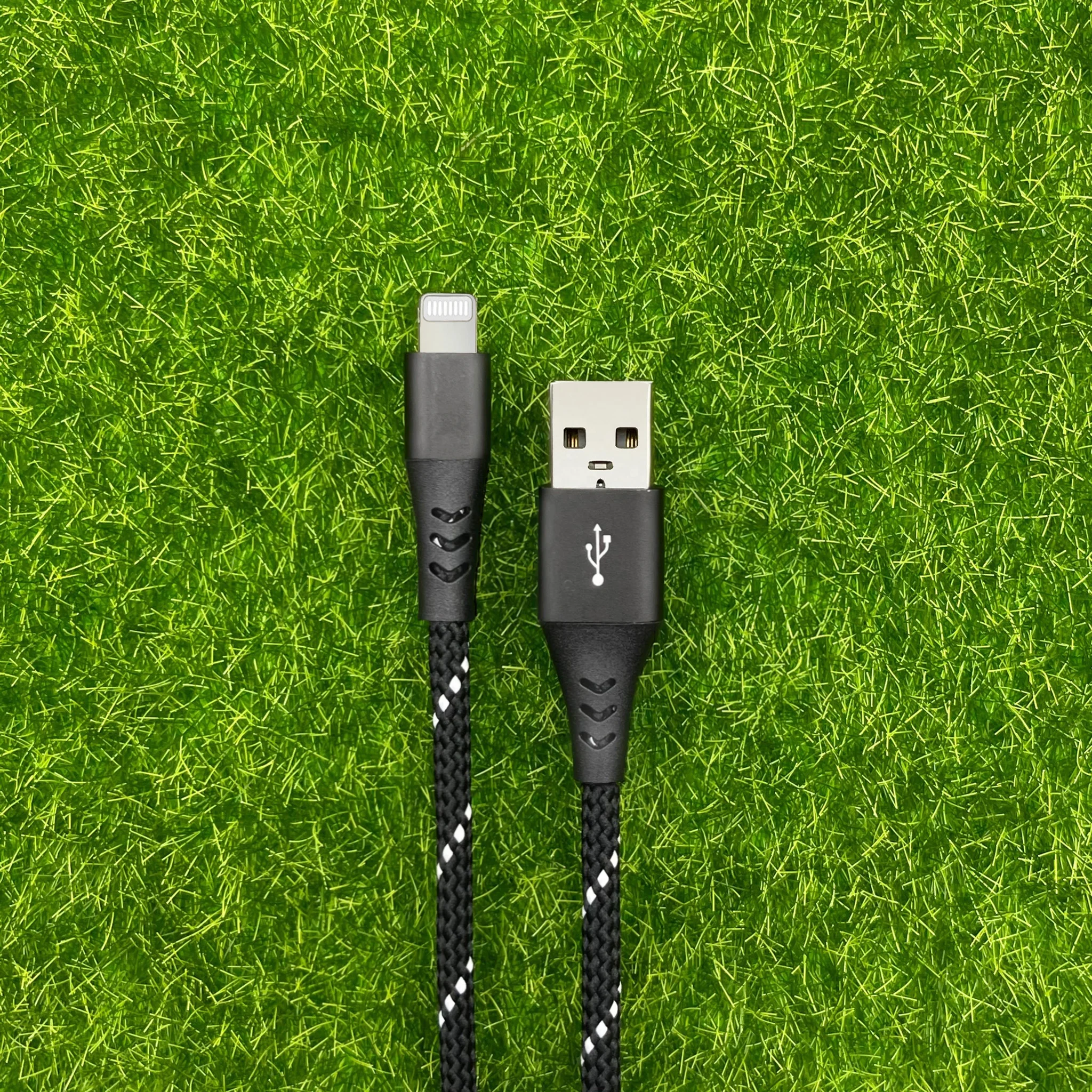 
2021 New Design MFi certified charging cable, braided, USB-A to Lightning (C89) for iPhone 1m for iPhone cable 