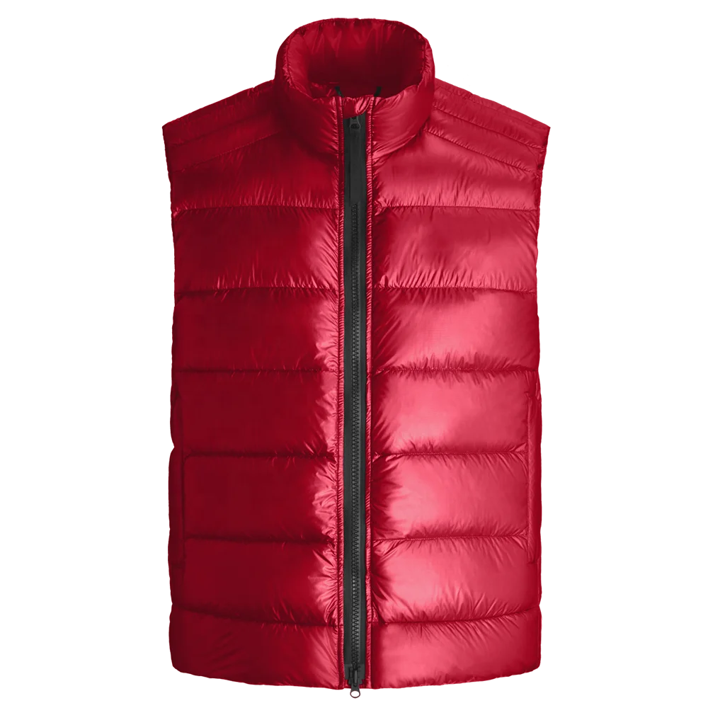 Pink Fashion high street style Utility multi-pockets men autumn winter custom puffer down vest men