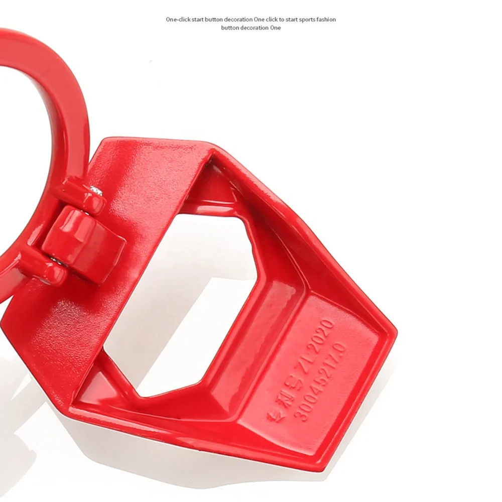 Metal Car Power Control Trim Universal Engine Start Stop Push Button Cover for Civic Accord CRV XRV Dodge Challenger Charger