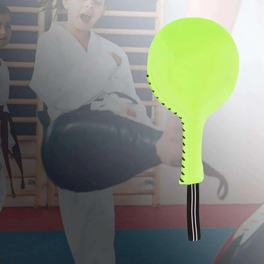 Taekwondo Kick Pad Microfiber Leather Double Kicking Durable Strike Pads Kickboxing Training Combat Sports Karate Target Pad