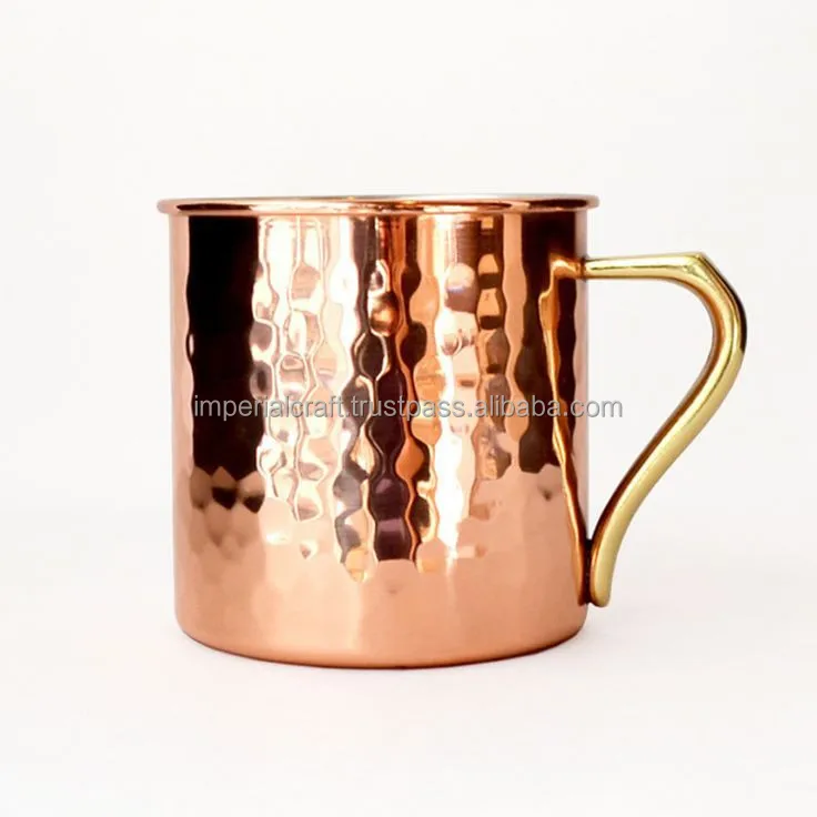 BEST SELLING 100%PURE COPPER MOSCOW MULE MUG BEST DESIGNS VODKA SHOT GLASS AND MUG FOR HOME USE PARTY AND BARS