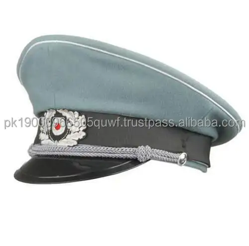
Customized WW2 German Wool Crusher Hat Quality Cap 