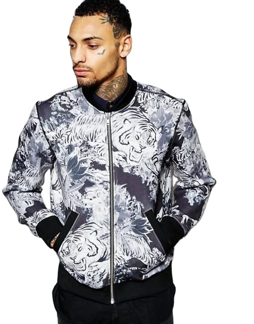 Мужские и женские высококачественные куртки-бомберы из полиэстера с принтом в виде черепа от XAPATA SPORTS