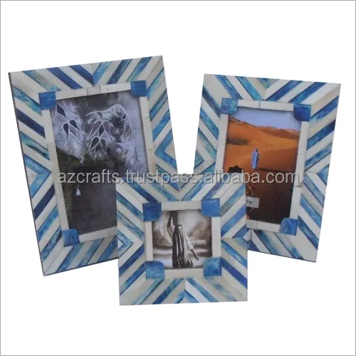  Grey Quatrefoil Bone Inlay Photo