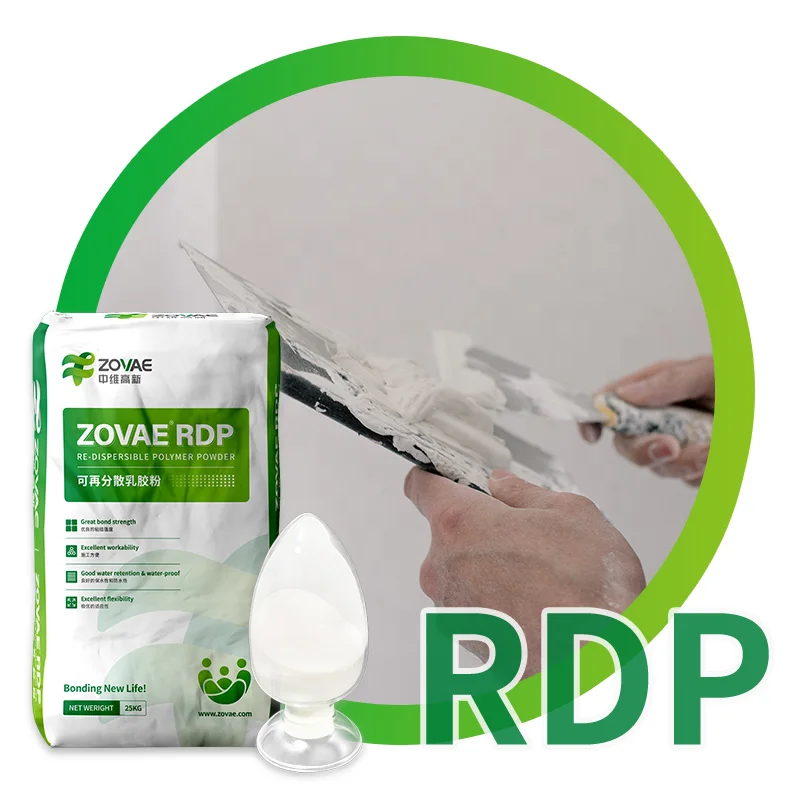 Порошок ZW-6045N RDP порошка VAE полимера строительного химического диспергируемого с хорошей прочностью на растяжение