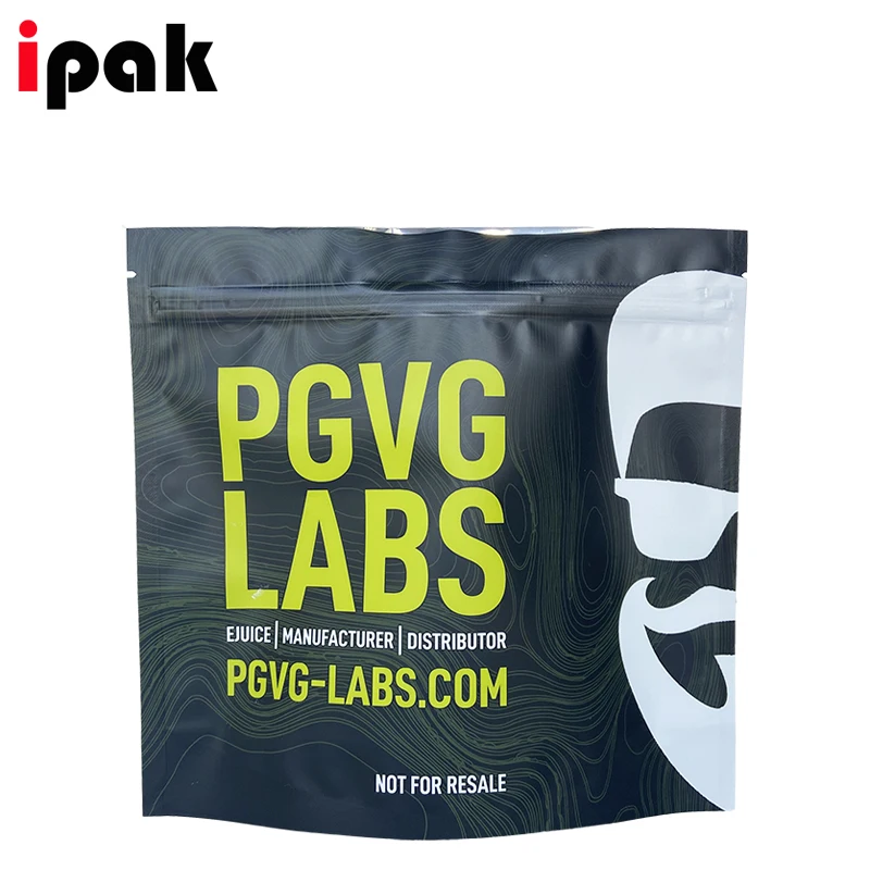 Matte Black Package Stand Up Pouch Aluminum Foil Packaging Zip Lock Bag Doypack Mylar Storage Food Bags