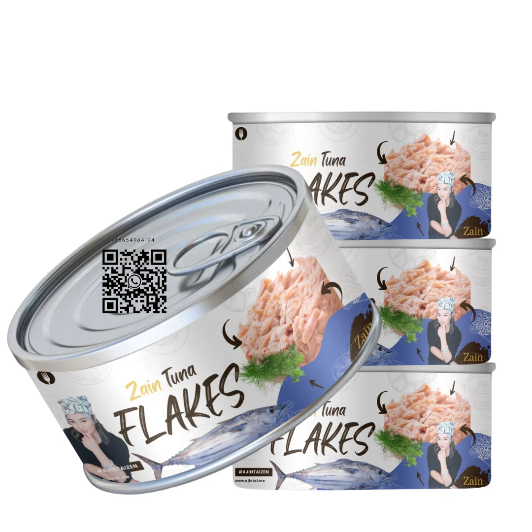 Zain Ajintai ZEN Chunk Canned Tuna Thailand wholesale high quality  Sardine Mackerel in Brine in Vegetable oil inTomato Sauce