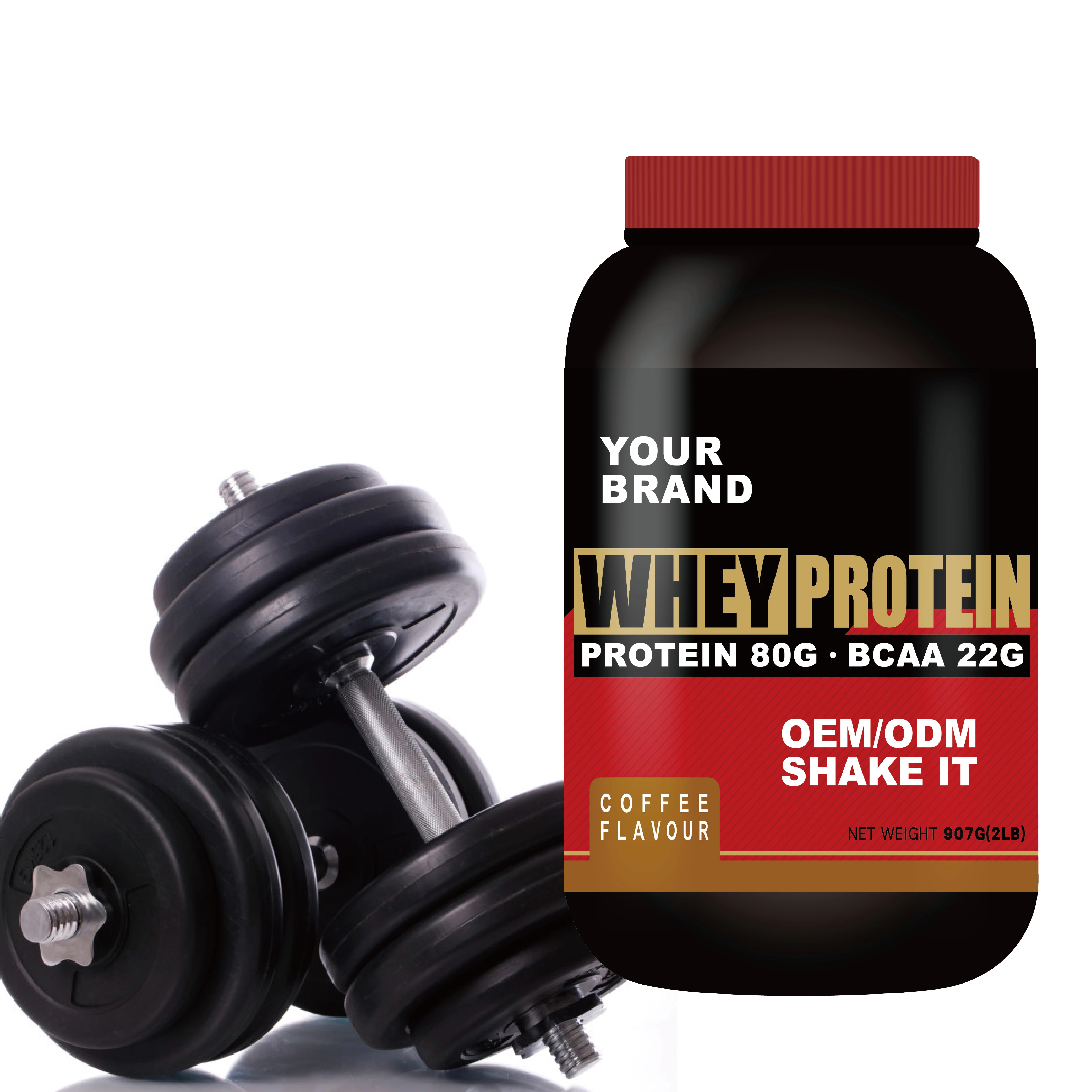 Private Label bottle of whey protein