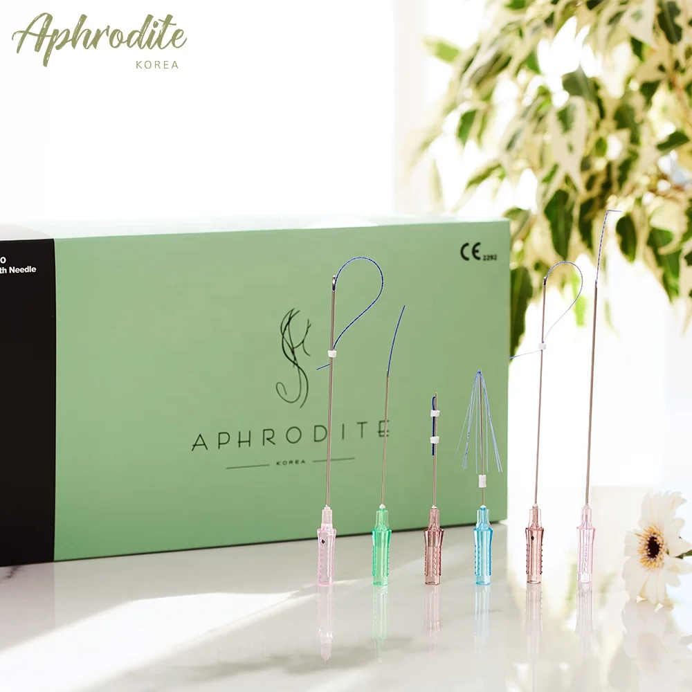 Fox Eyes 6D 12D Cog Thread APHRODITE Fabulous PDO PLACL PLLA Face Body Lift Medical Absorbable Barbed Suture KOREA CE ISO