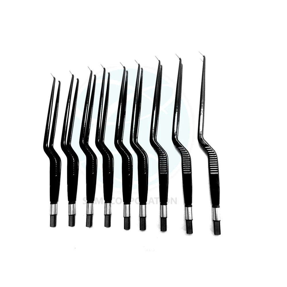 Electro Surgical Bipolar Forceps Insulated High Quality Reusable Bipolar Electro Coagulation Forceps By Sami corporation