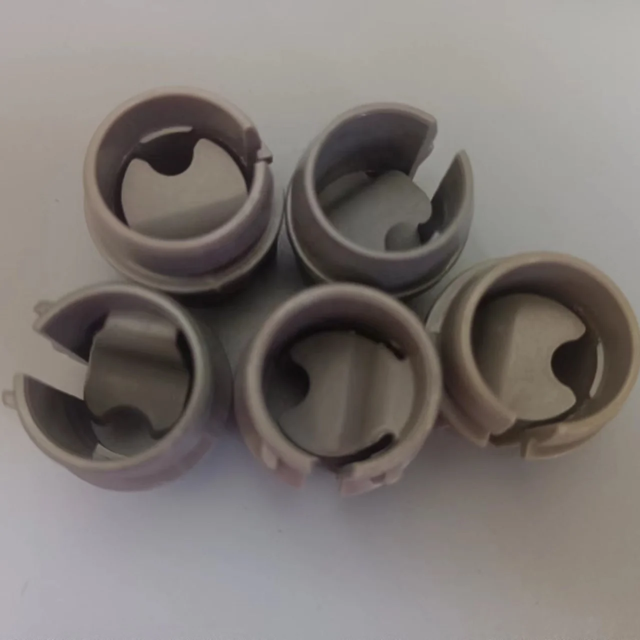 Gray Non-Metallic Cable Connector, Snap Style, Push in Electrical Conduit &Fittings