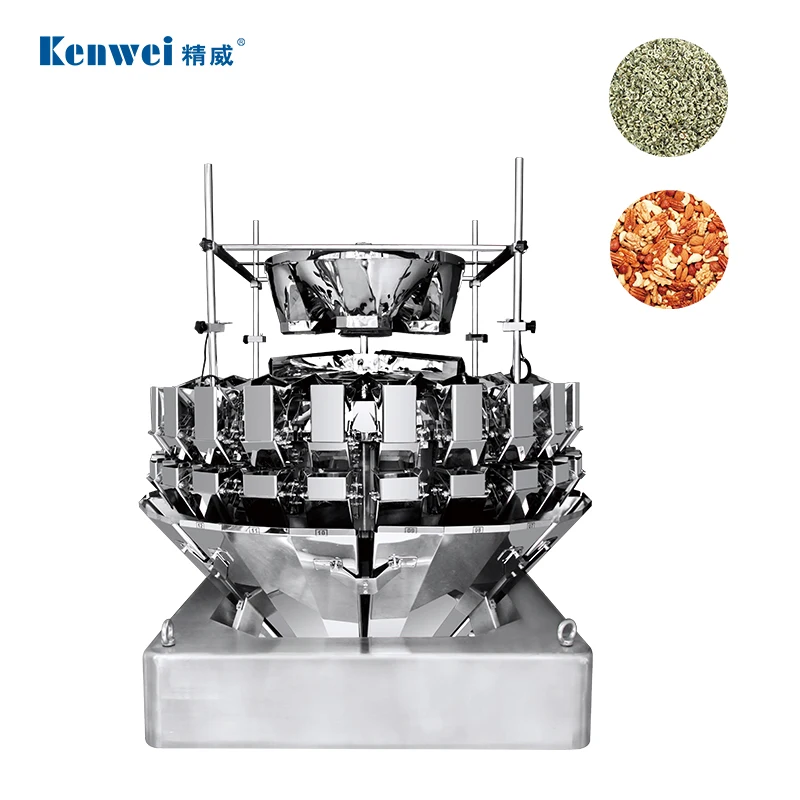 High Precision Multihead Mixing 4 Products Weighing  Packaging Machine For Seeds Tea Sugar Nuts And Coffee Beans