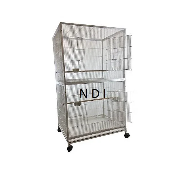  Аксессуары для украшения сада эстетически Удобная клетка разведения канареек и голубей с подставкой украшение черным порошковым покрытием