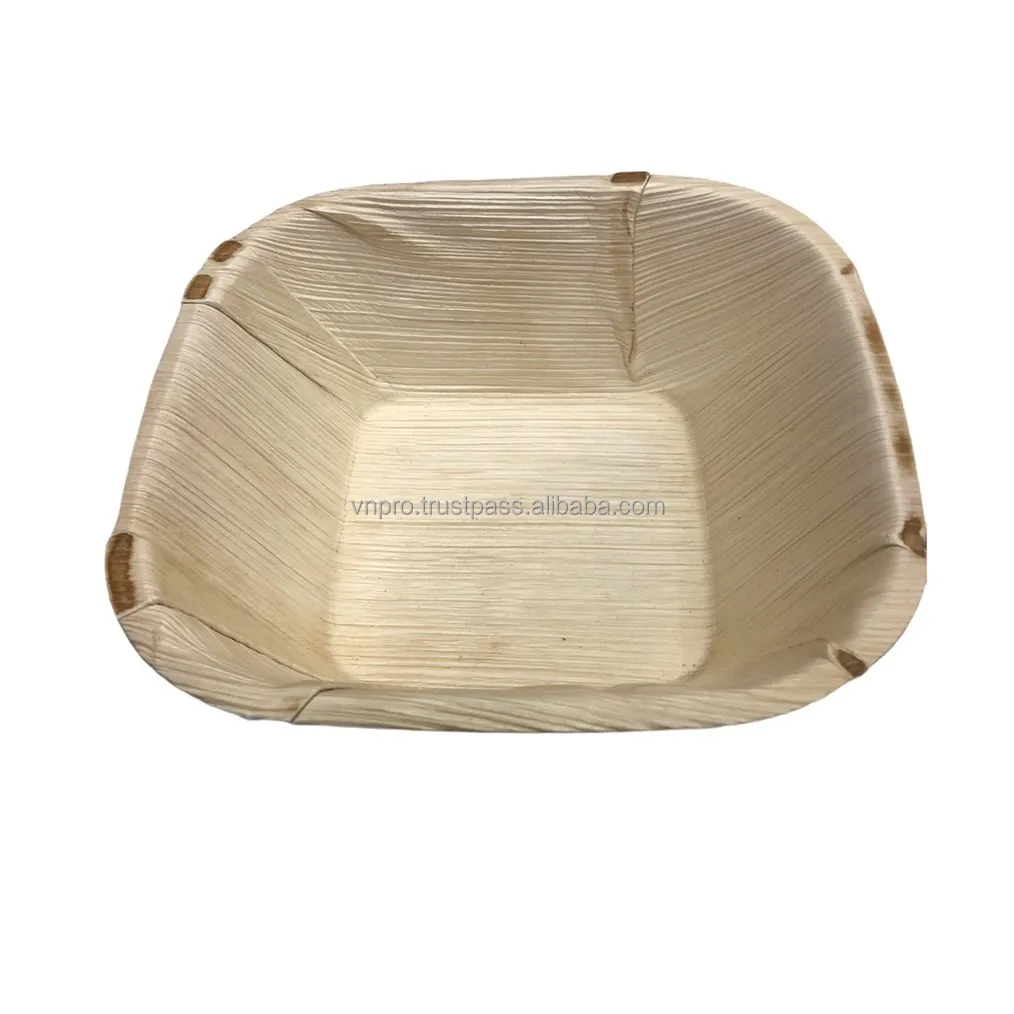 Vietnam Hot Product Amazon Premium Quality Disposable Bio-Degradable Areca Palm Leaf Sheath Plates and Bowls