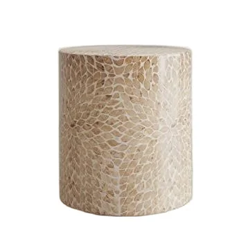 Wholesaler High quality best selling inlay mother of pear  round console  table for living room  from Vietnam