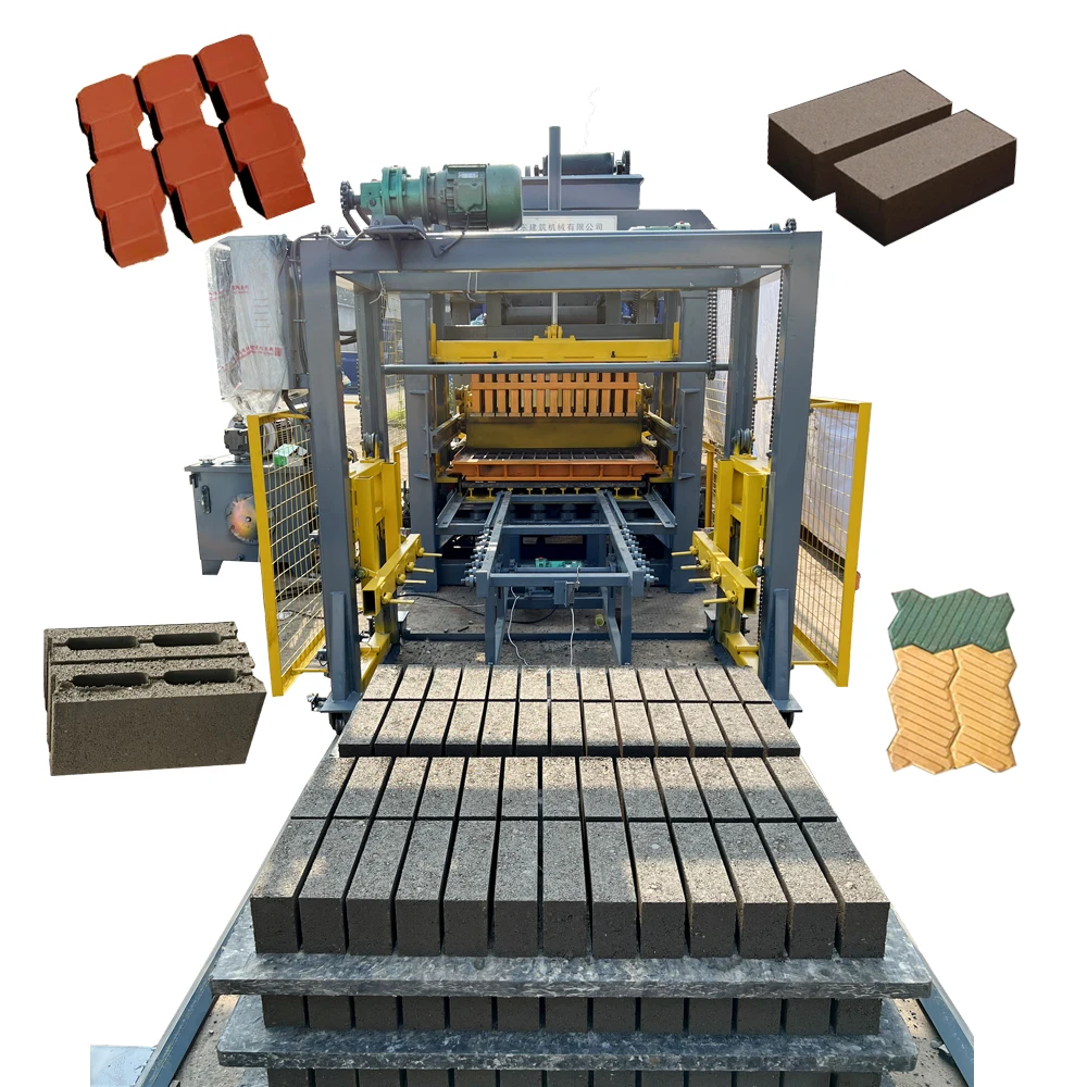KAIDONG QT5-15 block concrete paving machine brick price hollow making vibrated block machine make block