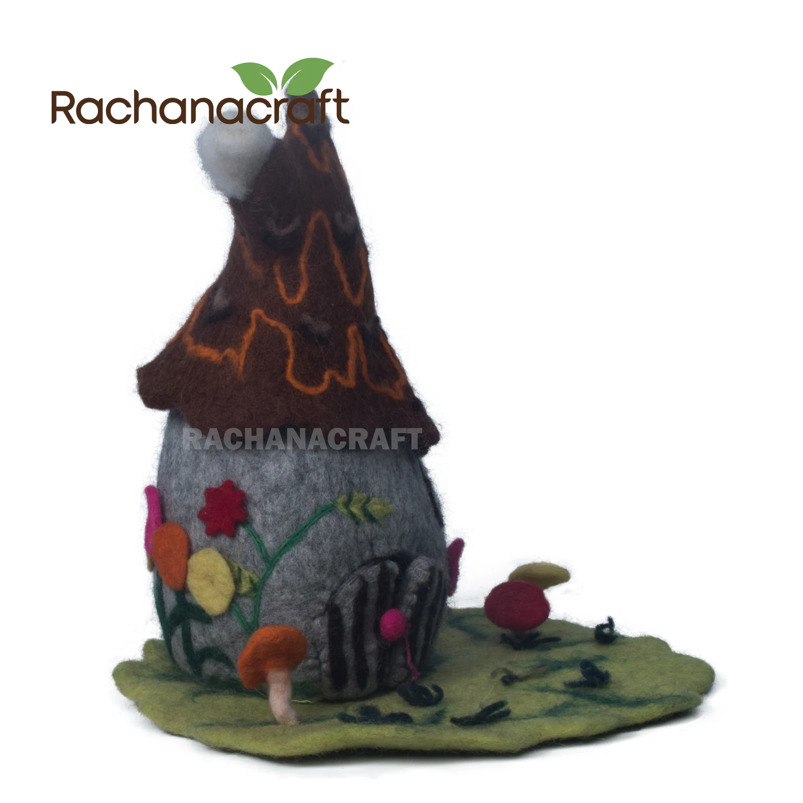 Waldorf Inspired Felt Fairy Home For Nursery Kids Room Decor Or Gift Play Toy Used Different Felting Method Handmade In Nepal