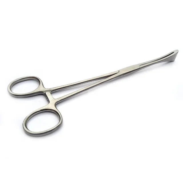 High Quality Stainless Steel Hemostasis Forceps Caesarean Section Hemostatic Forceps