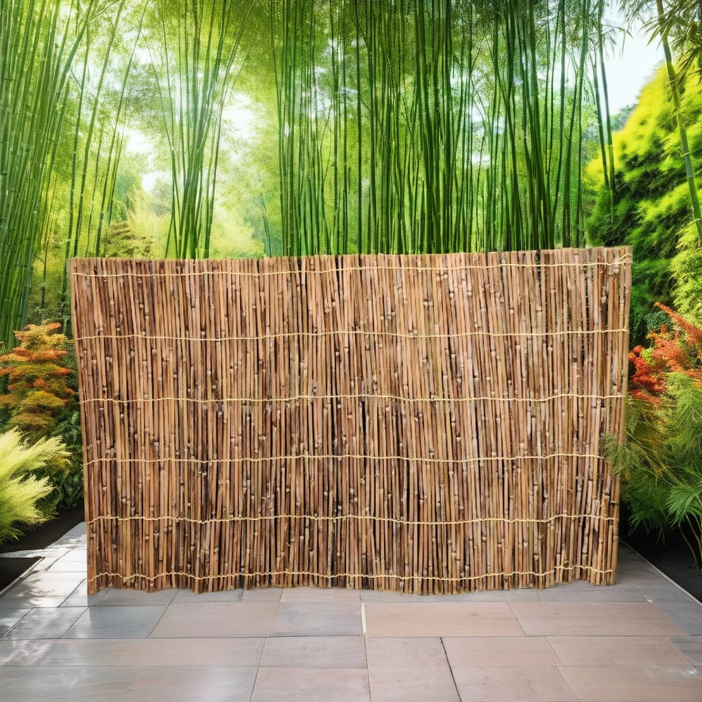 Ручные бамбуковые рулоны для забора идеально подходят создания красивых границ и улучшения ландшафтной эстетики