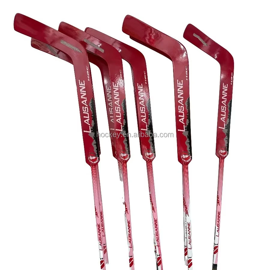 China Factory OEM Custom Logo Carbon FIber Composite Ice Hockey Goalie Goalkeeper Stick