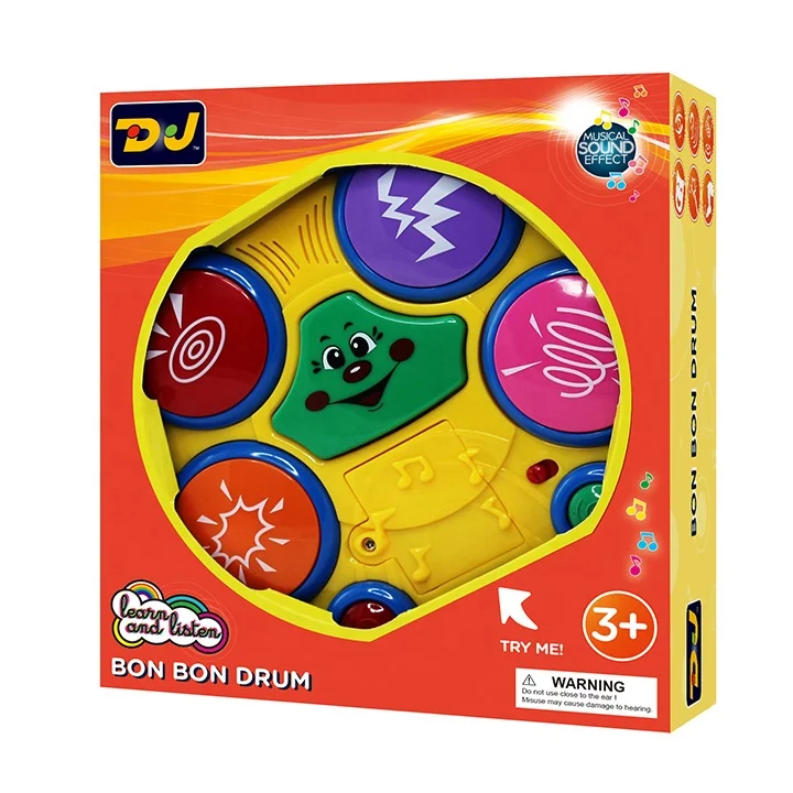 Custom educational toy for kids drum toy with stick