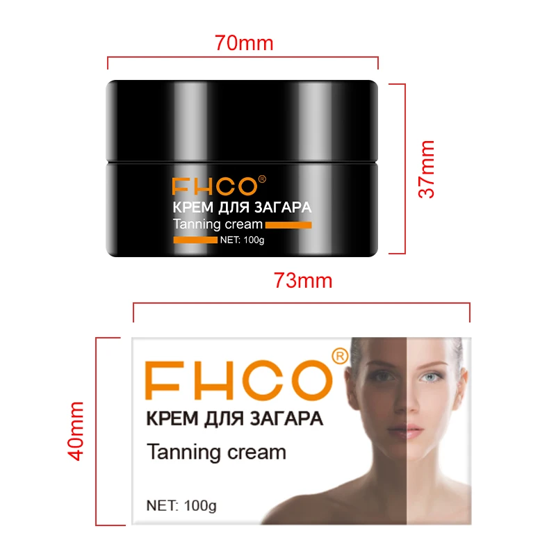 3000pcs Custom Private Label 100g Organic Natural Bronzer Solarium Tanning Products Sunbed Cream Body Tanning Lotion