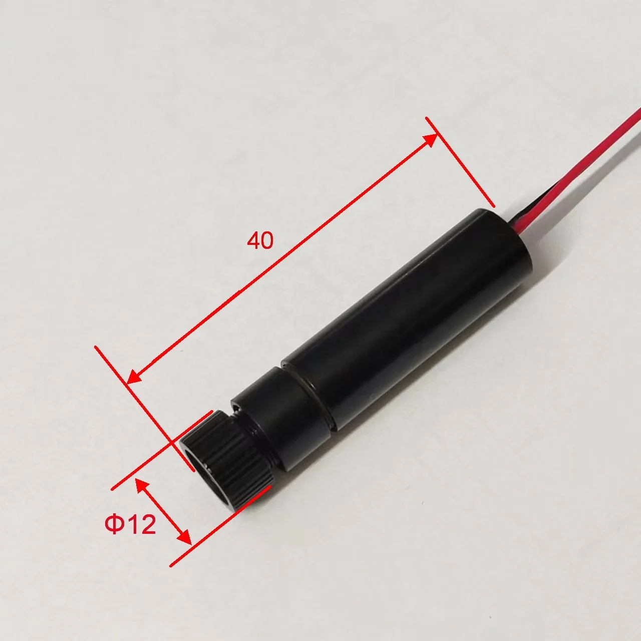 focus adjustable Quality cross laser line diode module 12x40mm  GREEN laser diode module 520nm 10mw