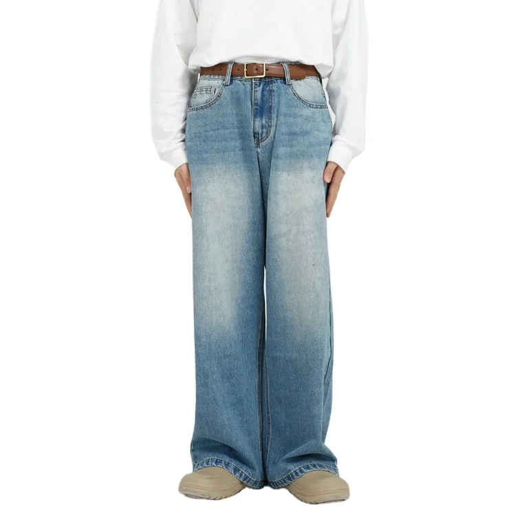 New fashion high quality Men Jeans Denim Pants wholesale straight Business casual stretchy plus size Jeans Denim Pants oversized