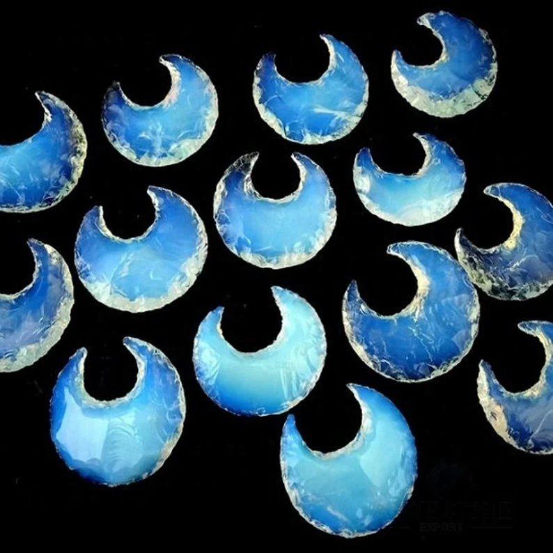 Opalite Crescent Moon Handmade Carved Natural Crystal Gemstone Crescent Moon Wholesale Crystal Crescent Moon.jpg