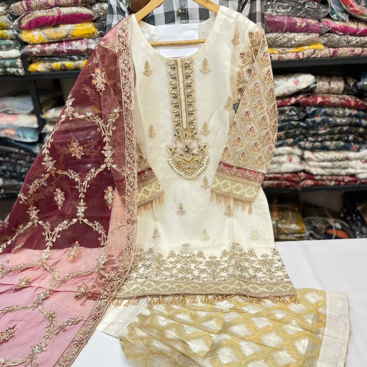 EID COLLECTION New Arrival For Ladies Sharara Style Ready To Wear Dress in Premium Packaging