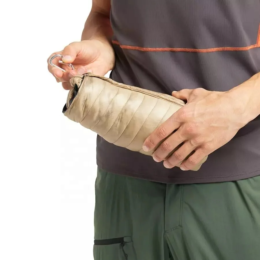 Men Outdoor Hiking Custom Ultralight Thin Packable Long Hooded 900 Fill Goose Duck Feather Down Jacket Winter Jacket