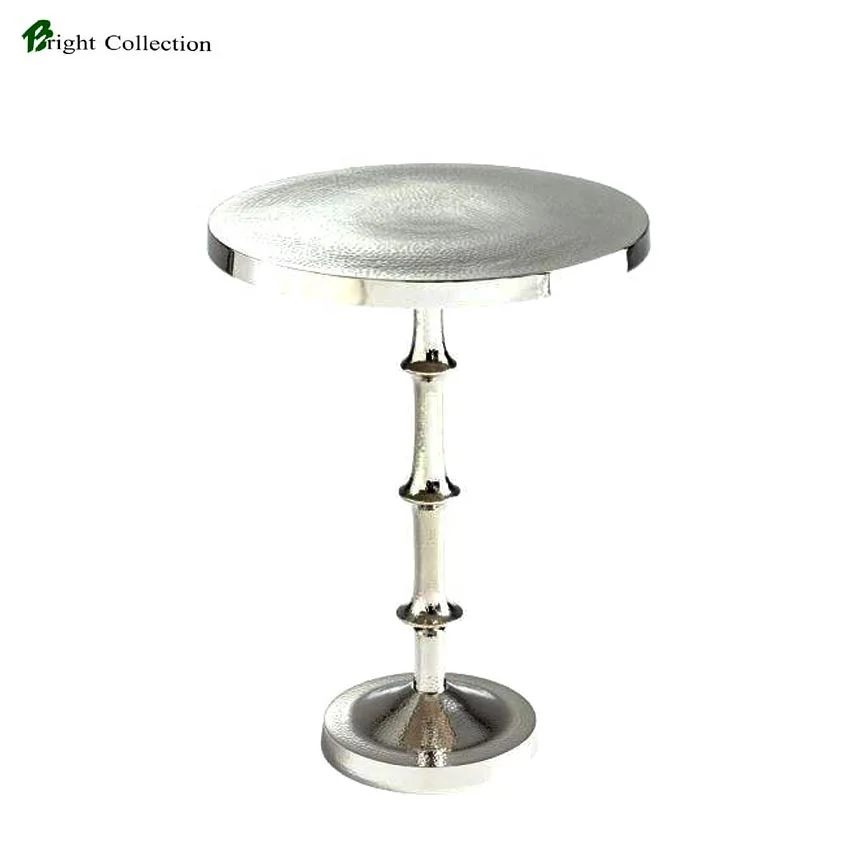 Restaurant Furniture Restaurant Aluminum metal Stem design side table outdoor garden planter table Modern Round Garden Table