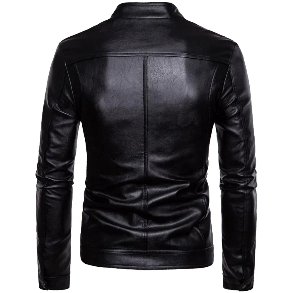 Lame Skin With Extra Shine PU Leather Fashion Jacket