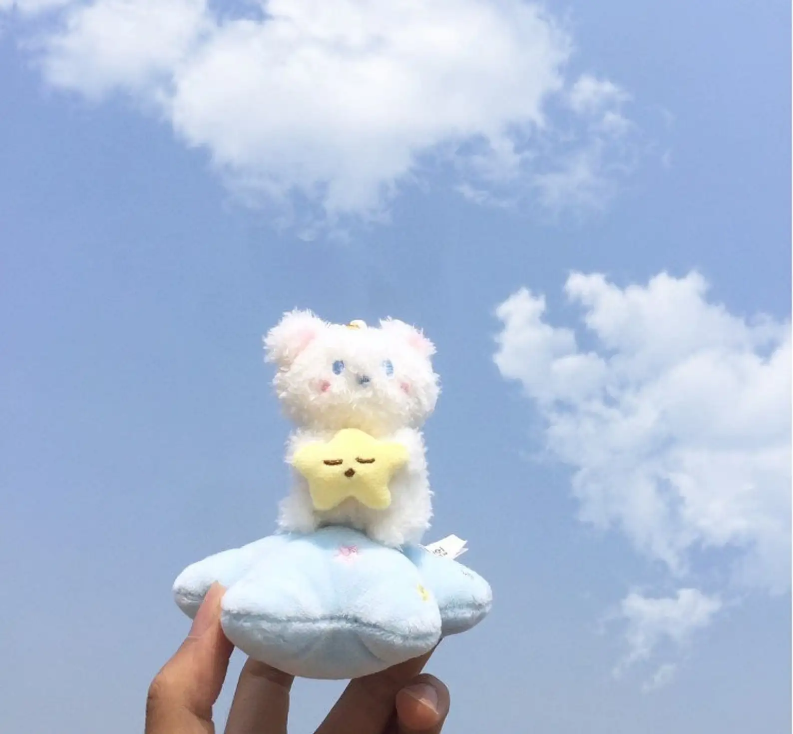 Good Quality And Price Of Goomy Plush Keychain Kawaii White Bear Keychain Cute Mini Bear Plush Keychain Hot Sale On Line