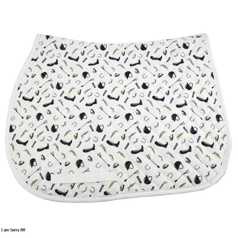 Premium Quality Saddle Pad English Horse saddle pad Equestrian Horse Riding Saddle Pad Manufacturing From india