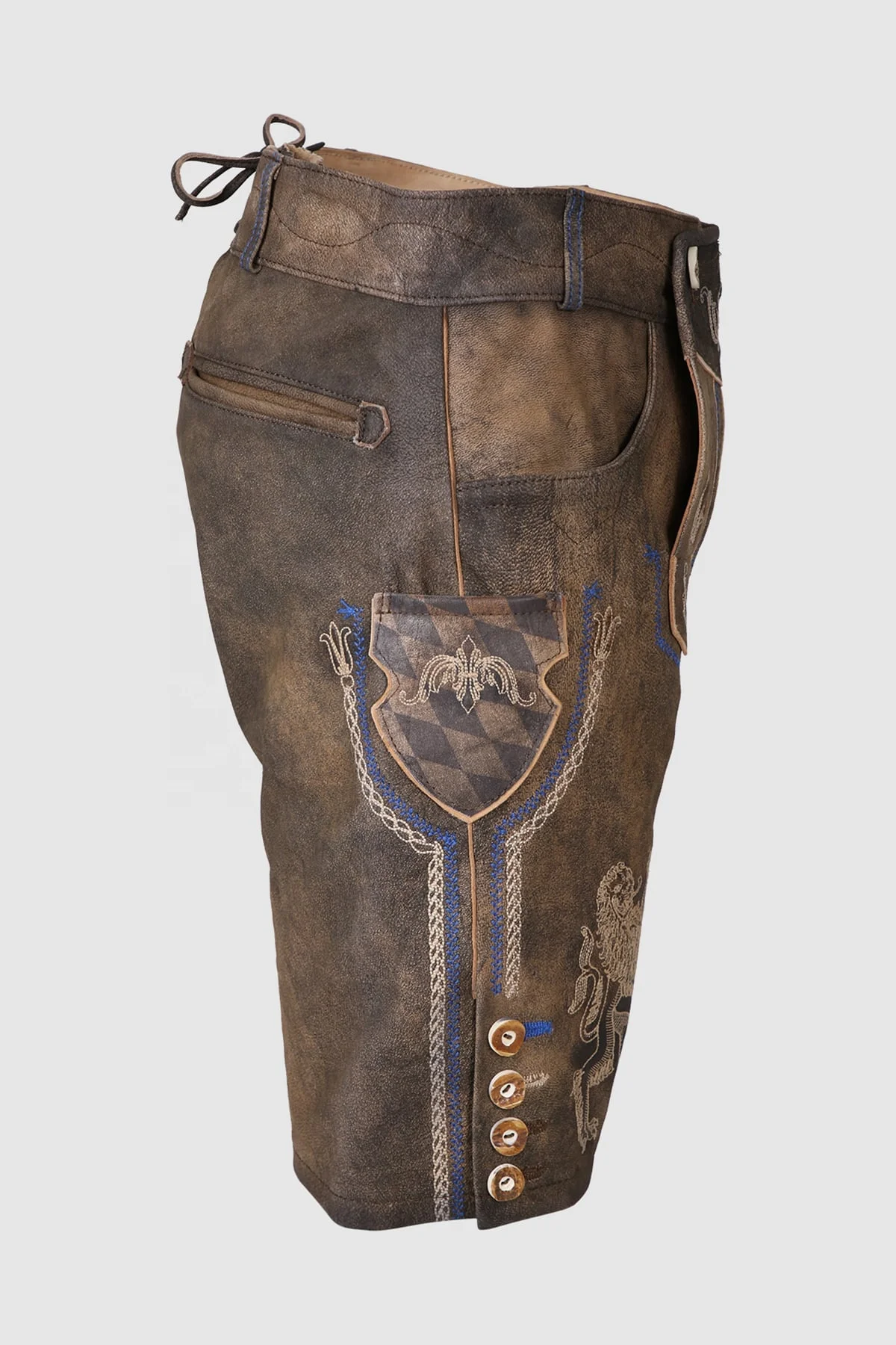 Немецкие баварские брюки herren индивидуальные мужские короткие Lederhosen из натуральной кожи